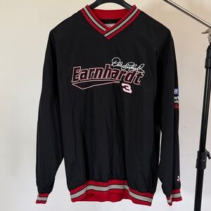 Dale Earnhardt Sr. Chase Authentics Black and Red Men's Jersey